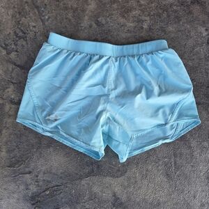 Under Armour Women's Lined Brief Athletic Shorts - Light Blue Size M